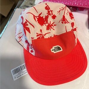 North Face Marina Camp Hat Red Floral